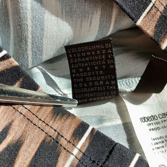 NWOT Roberto Cavalli Shift Midi Cocktail Dress - Picture 9 of 10